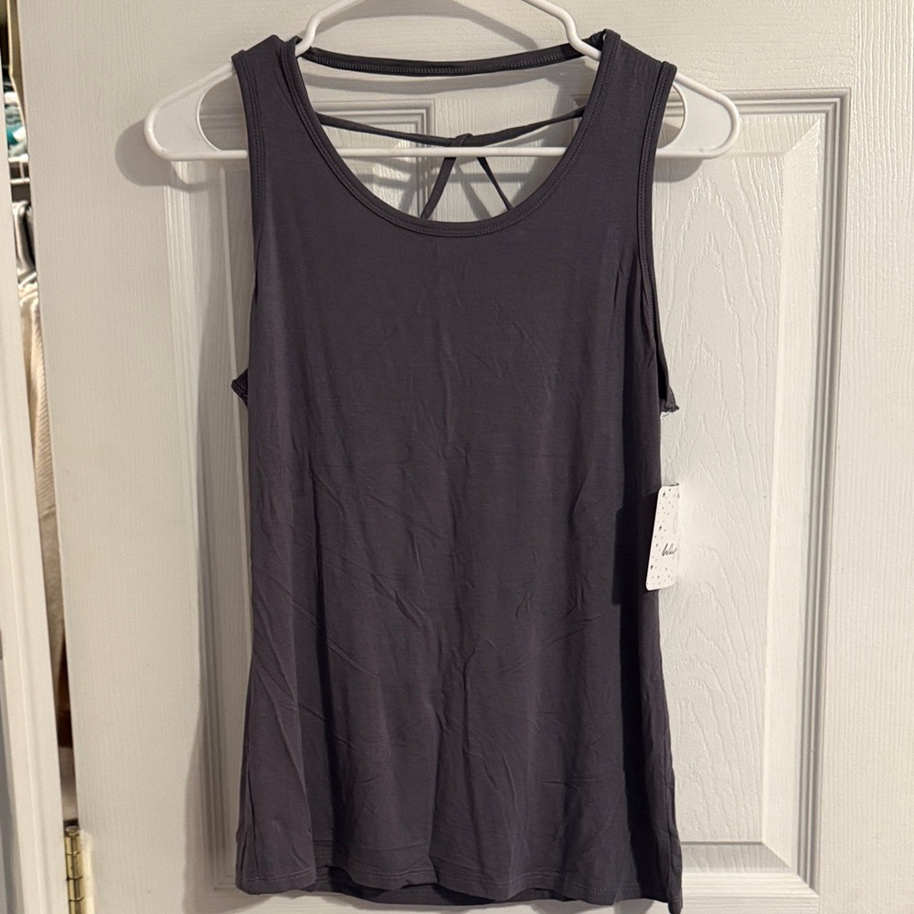 Charcoal Sleeveless Tank Top